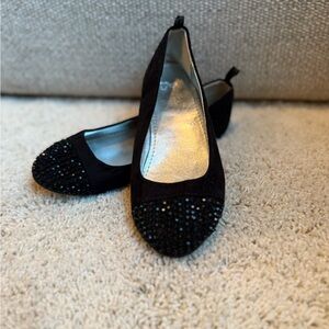 GAP Elegant Black Flats with Sparkling Toe